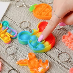 Mini Pop Fidget Keychain