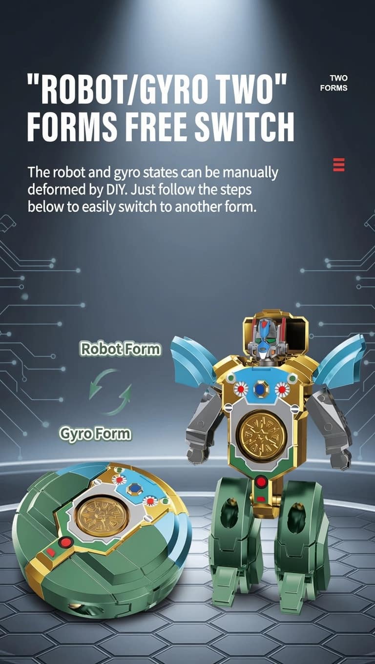 Transformable Mechanical Fingertip Spinner - Image 3
